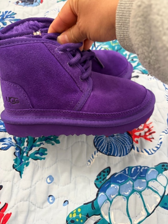 UGG Other - UGG Kids Neumel II boots, purple suede upper and a cozy wool lining Size 11 kids